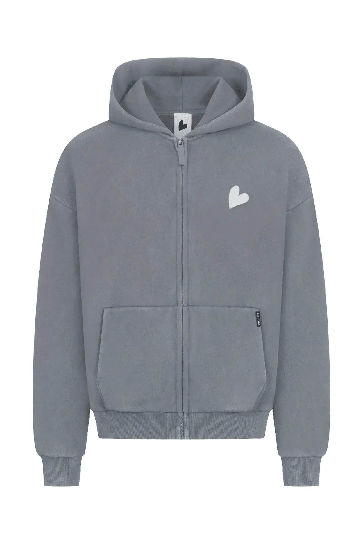 Infinity Grey Zipper Hoodie - By Baettage Baettage zip hoodie coat zipper repair, fix broken zipper, fix zipper, how to fix a jacket zipper, infinity, zipper fix BAETTAGE CLOTHING