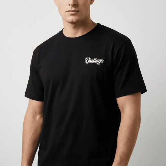 Baettage short sleeve tee shirt Premiere black Baettage Short sleeve t-shirt Baettage short sleeve t-shirt, black, casual summer wear, comfortable t-shirt, Premiere t-shirt BAETTAGE CLOTHING