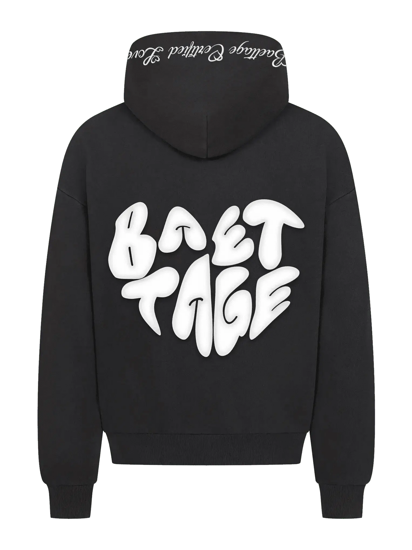 Baettage Certified Lover Heavyweight Black Hoodie Baettage Heavywheight Hoodie Baettage Hoodie, Certified Lover Hoodie, Heavyweight Black Hoodie, Men's Fashion Hoodie BAETTAGE CLOTHING