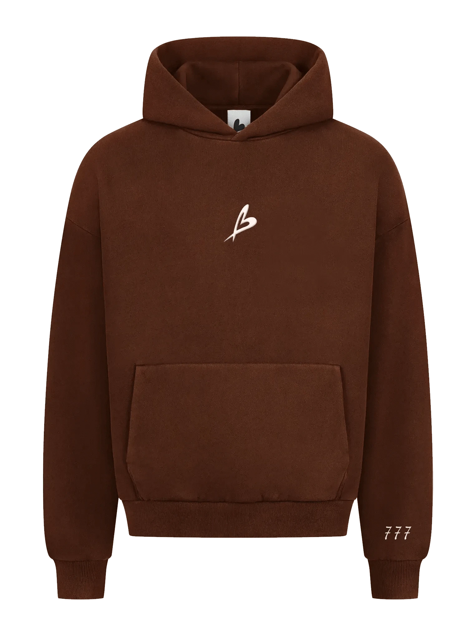 Baettage Heavywheight Hoodie Baettage Certified Lover Heavyweight Brown Hoodie