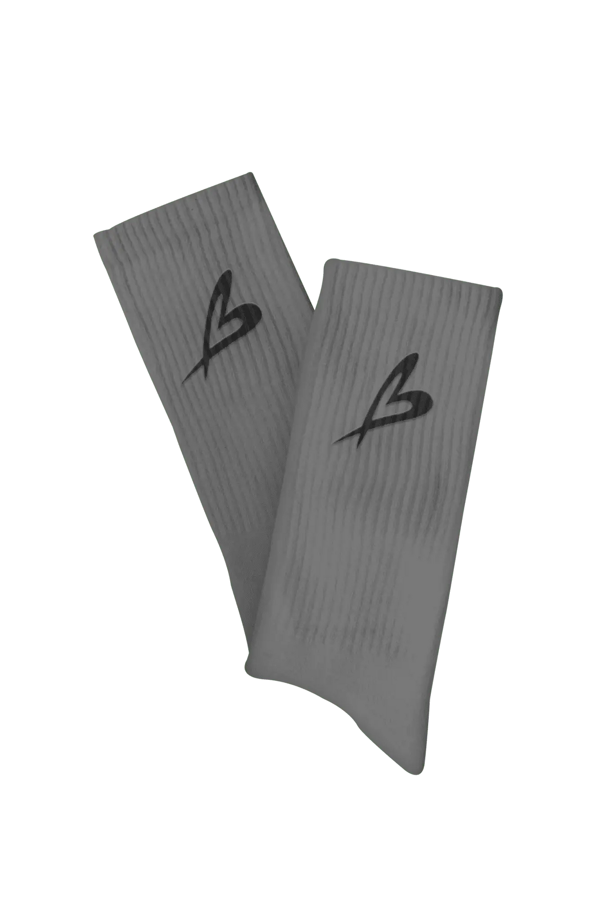 Premium Crew socks in grey - By Baettage Baettage socks Baettage Crew Socks, comfortable crew socks, everyday socks, fashion socks, grey socks, men's socks, stylish socks BAETTAGE CLOTHING