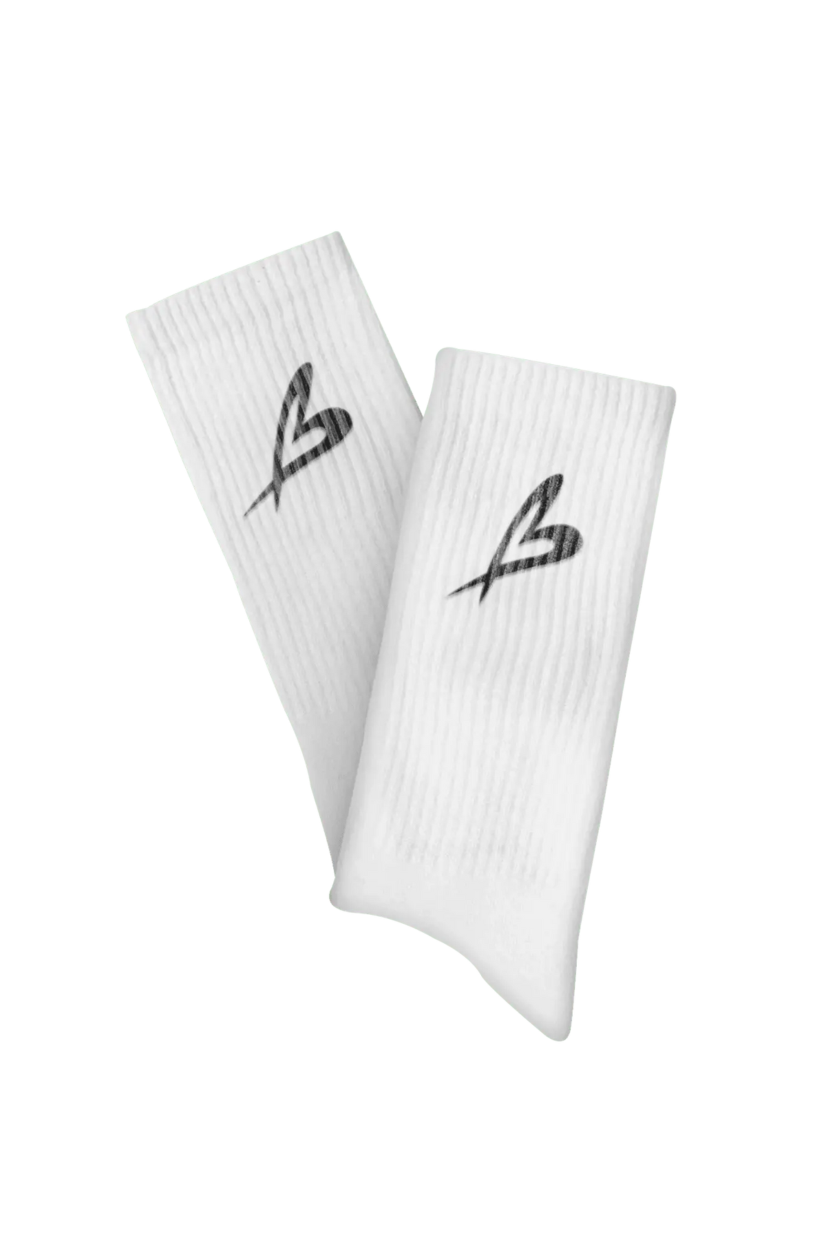 Premium Crew socks in white - By Baettage