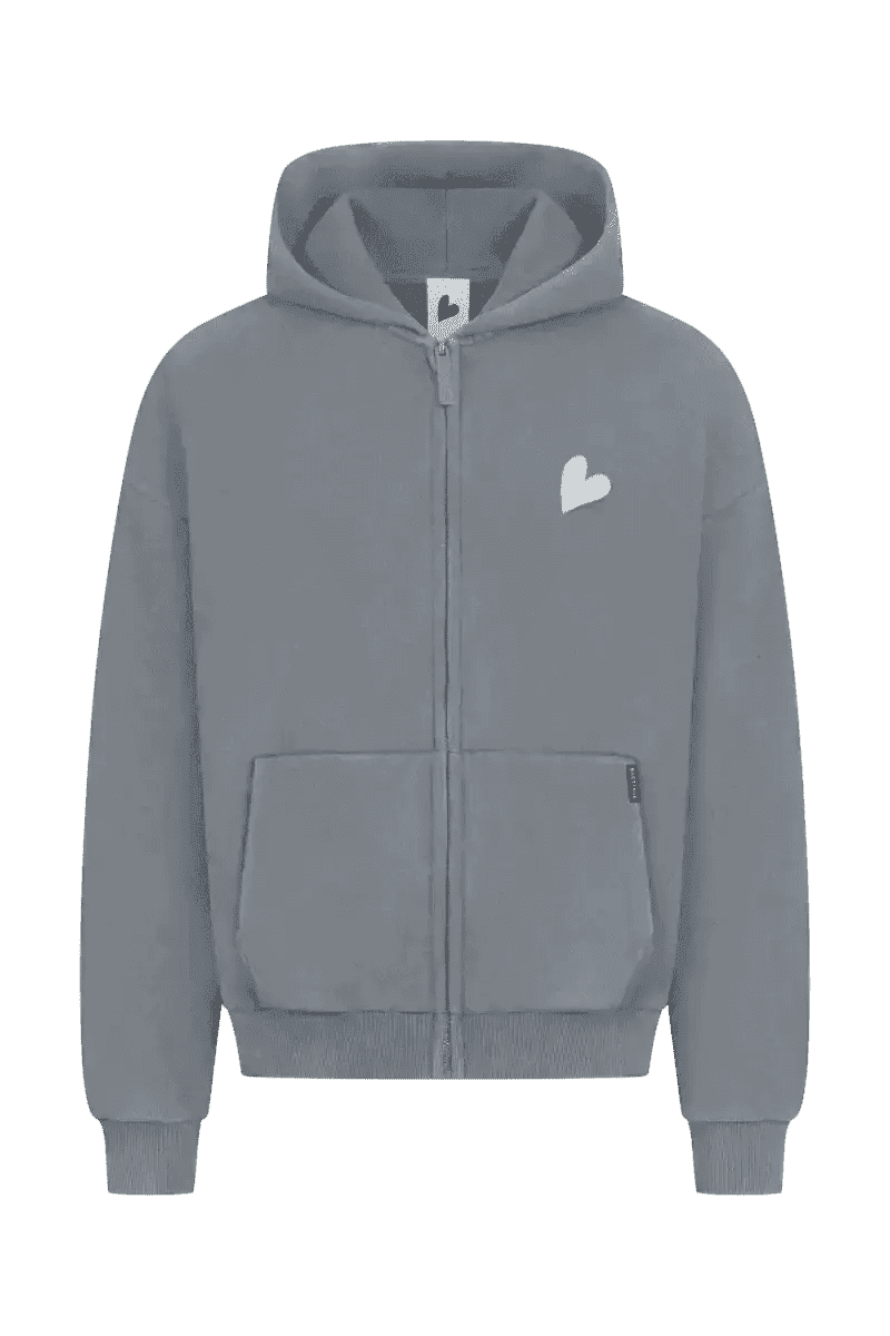 Why the Infinity Grey Zipper Hoodie by Baettage Is the Wardrobe Upgrade You Didn’t Know You Needed