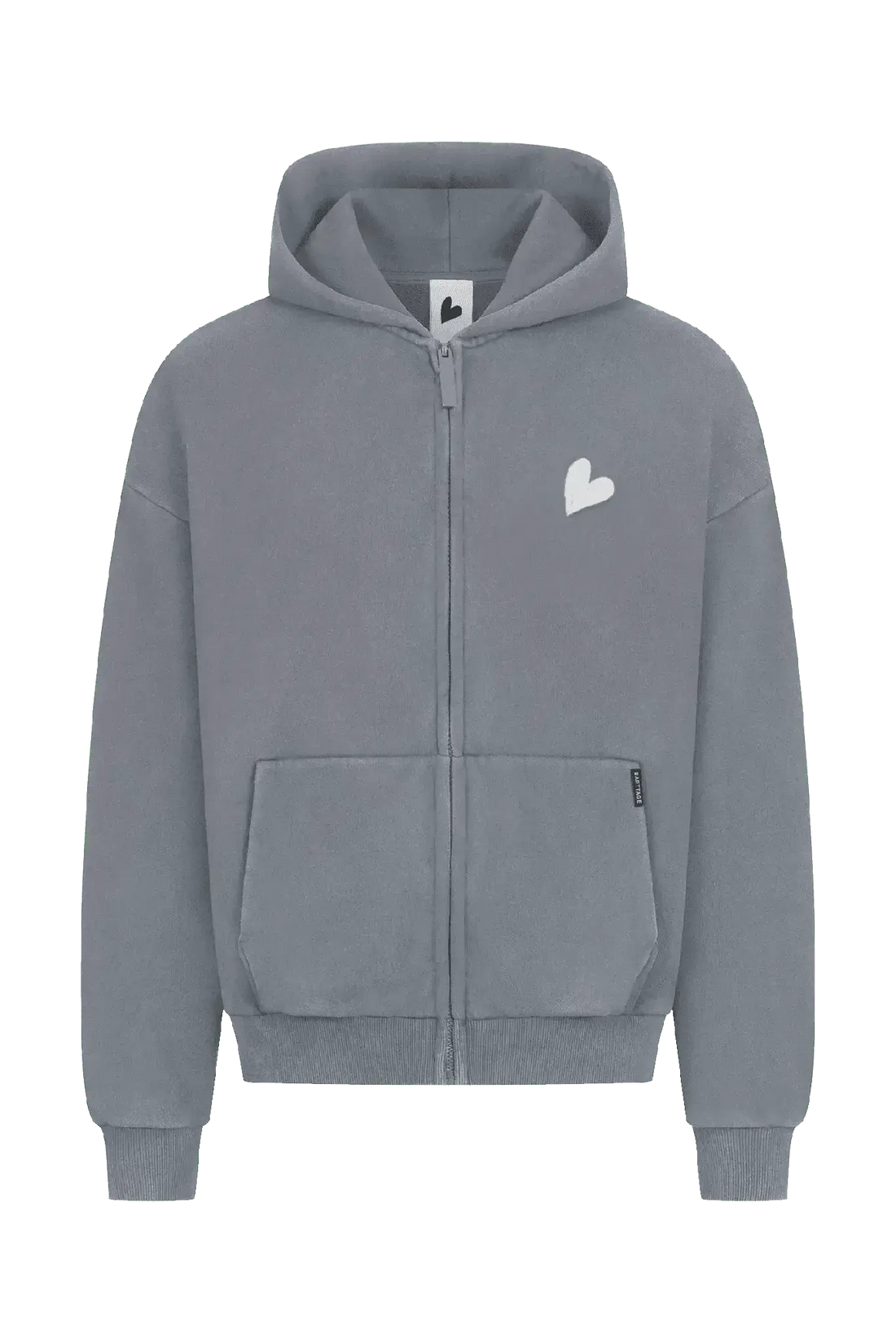 Infinity Grey Zipper Hoodie - By Baettage Baettage zip hoodie coat zipper repair, fix broken zipper, fix zipper, how to fix a jacket zipper, infinity, zipper fix BAETTAGE CLOTHING