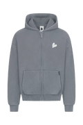 Infinity Grey Zipper Hoodie - By Baettage Baettage zip hoodie coat zipper repair, fix broken zipper, fix zipper, how to fix a jacket zipper, infinity, zipper fix BAETTAGE CLOTHING