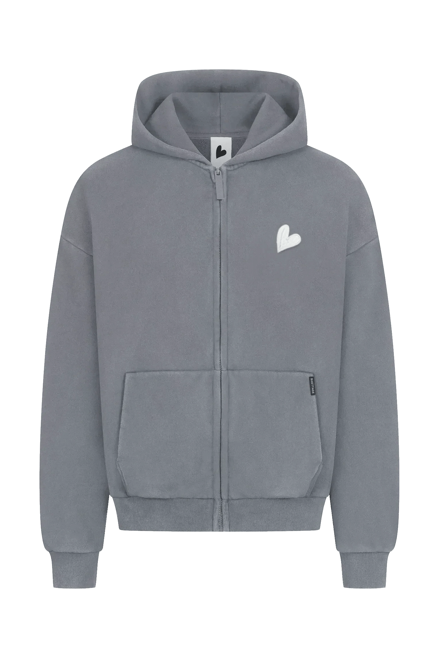 Infinity Grey Zipper Hoodie