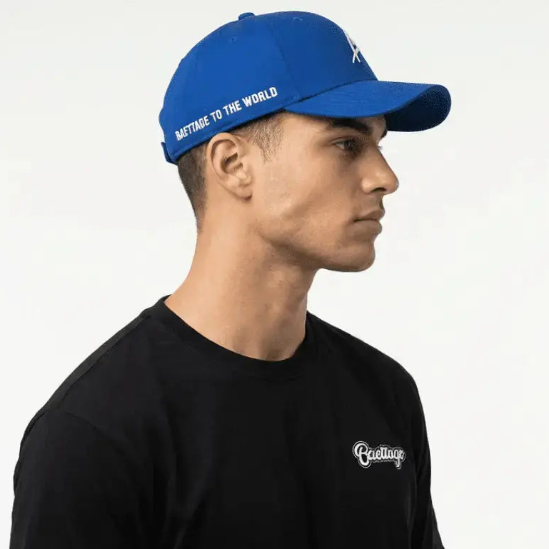 The World hat Blue by Baettage Baettage Hat Baettage accessories, Blue hat, Fashion headwear, World hat BAETTAGE CLOTHING