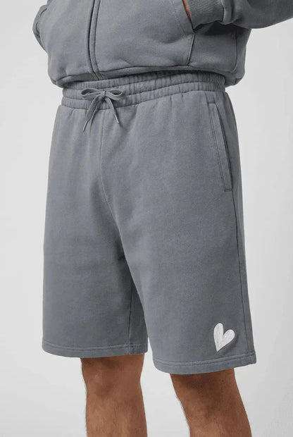 Infinity Grey Shorts - By Baettage Baettage shorts Baettage Infinity Grey Shorts, casual men's shorts, gray shorts men's, men's shorts shorts, shorts for mens BAETTAGE CLOTHING
