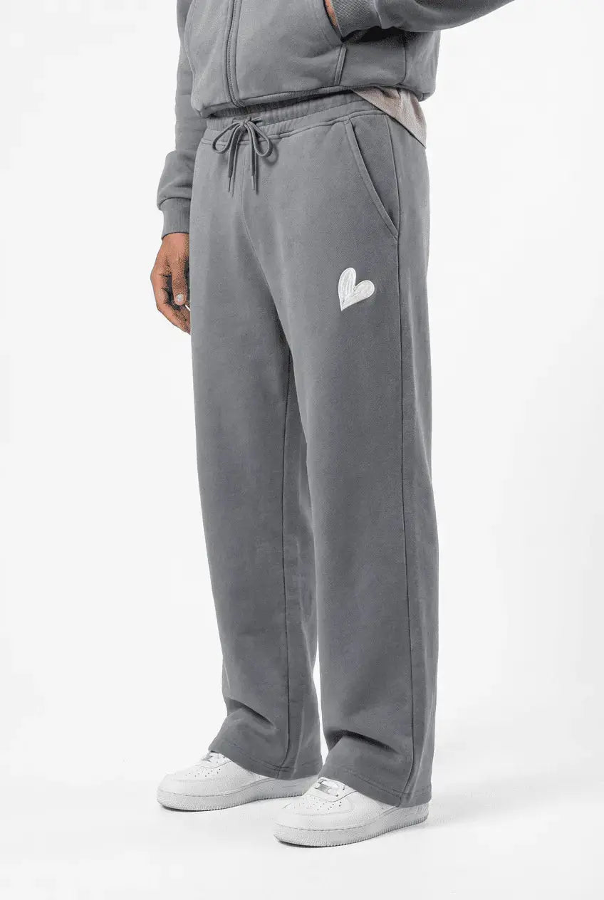 Infinity Grey Pants - By Baettage Baettage pants activewear, dripmaster, infinity sportswear, navy blazer grey pants, streetstyle, sweatpants BAETTAGE CLOTHING