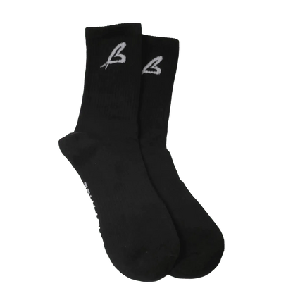 Premium Crew Socks in Black - By Baettage Baettage socks fashion nova luxe, luxe collection clothing, luxe collective fashion, luxe fashion, luxe style clothing BAETTAGE CLOTHING