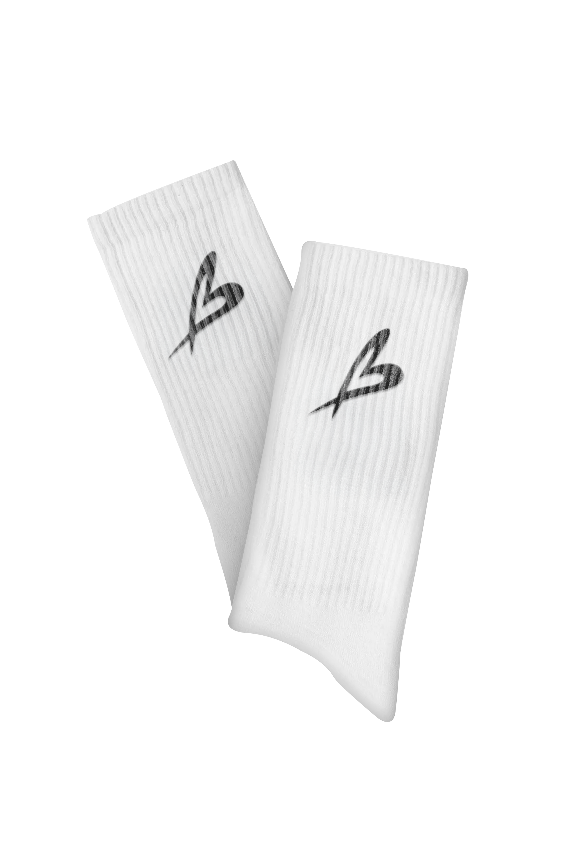 Baettage Crew socks white