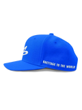 The World hat Blue by Baettage Baettage Hat Baettage accessories, Blue hat, Fashion headwear, World hat BAETTAGE CLOTHING