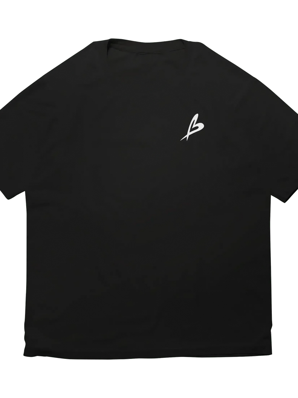 Baettage Heavywheight Hoodie Baettage Black Skull Design Short Sleeve T-Shirt