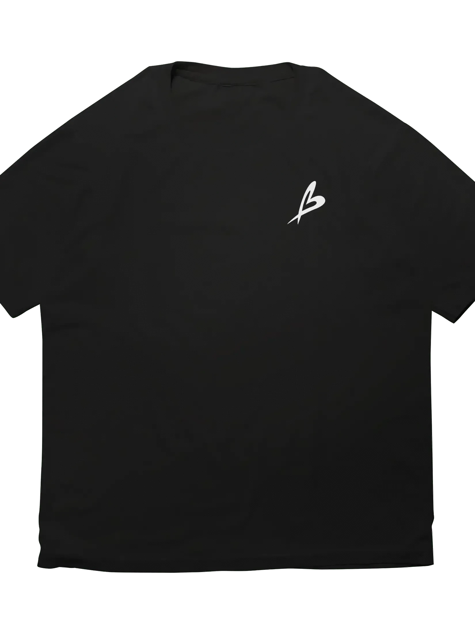 Baettage Heavywheight Hoodie Baettage Black Skull Design Short Sleeve T-Shirt