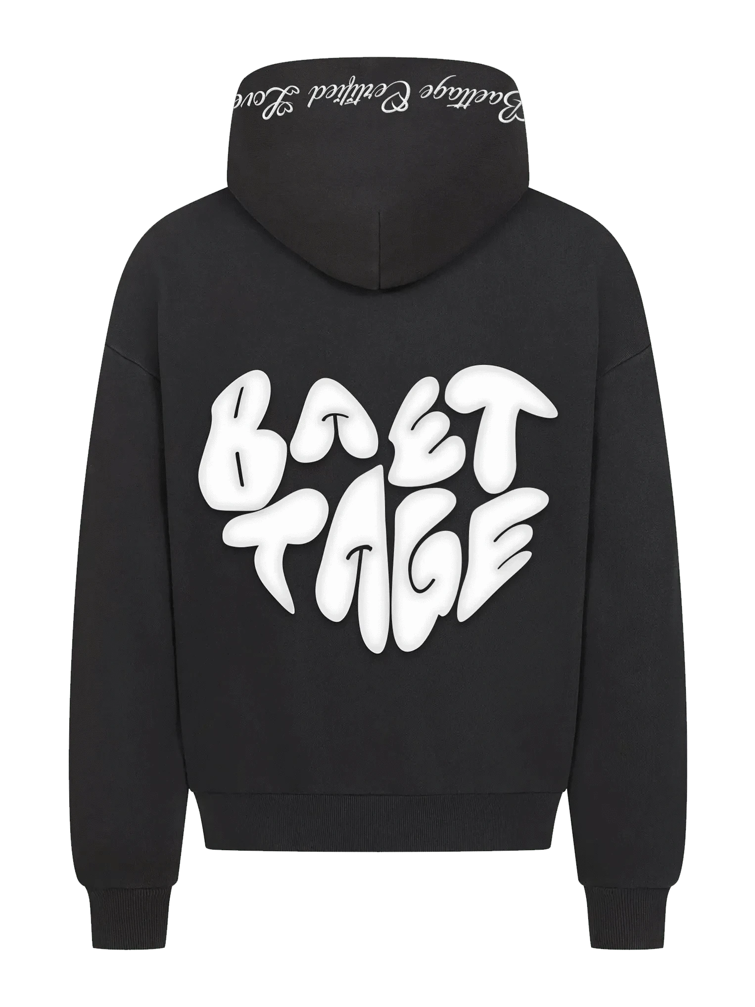 Baettage Heavywheight Hoodie Baettage Certified Lover Heavyweight Black Hoodie