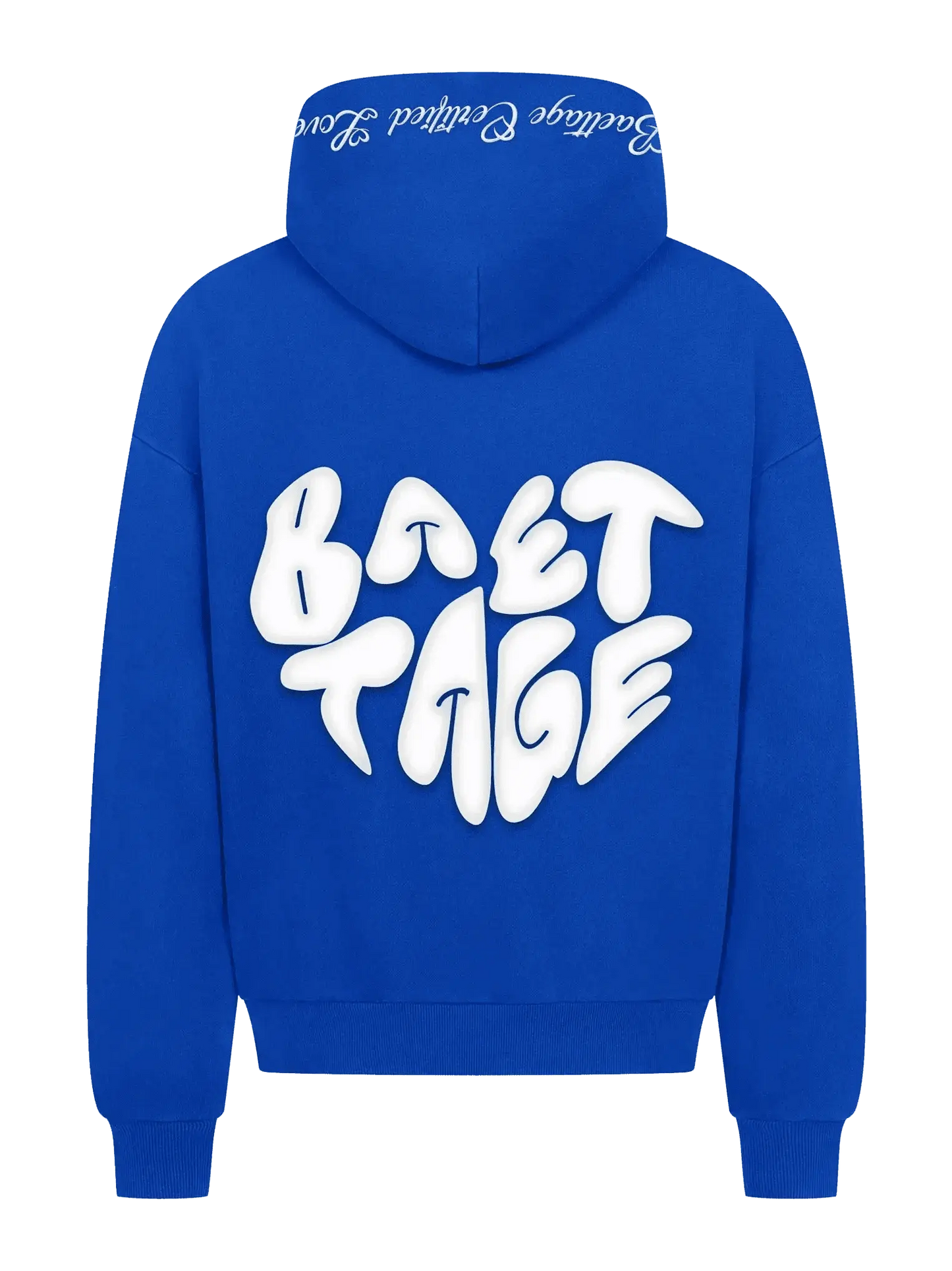 Baettage Certified Lover Heavyweight Blue Hoodie - BAETTAGE CLOTHING