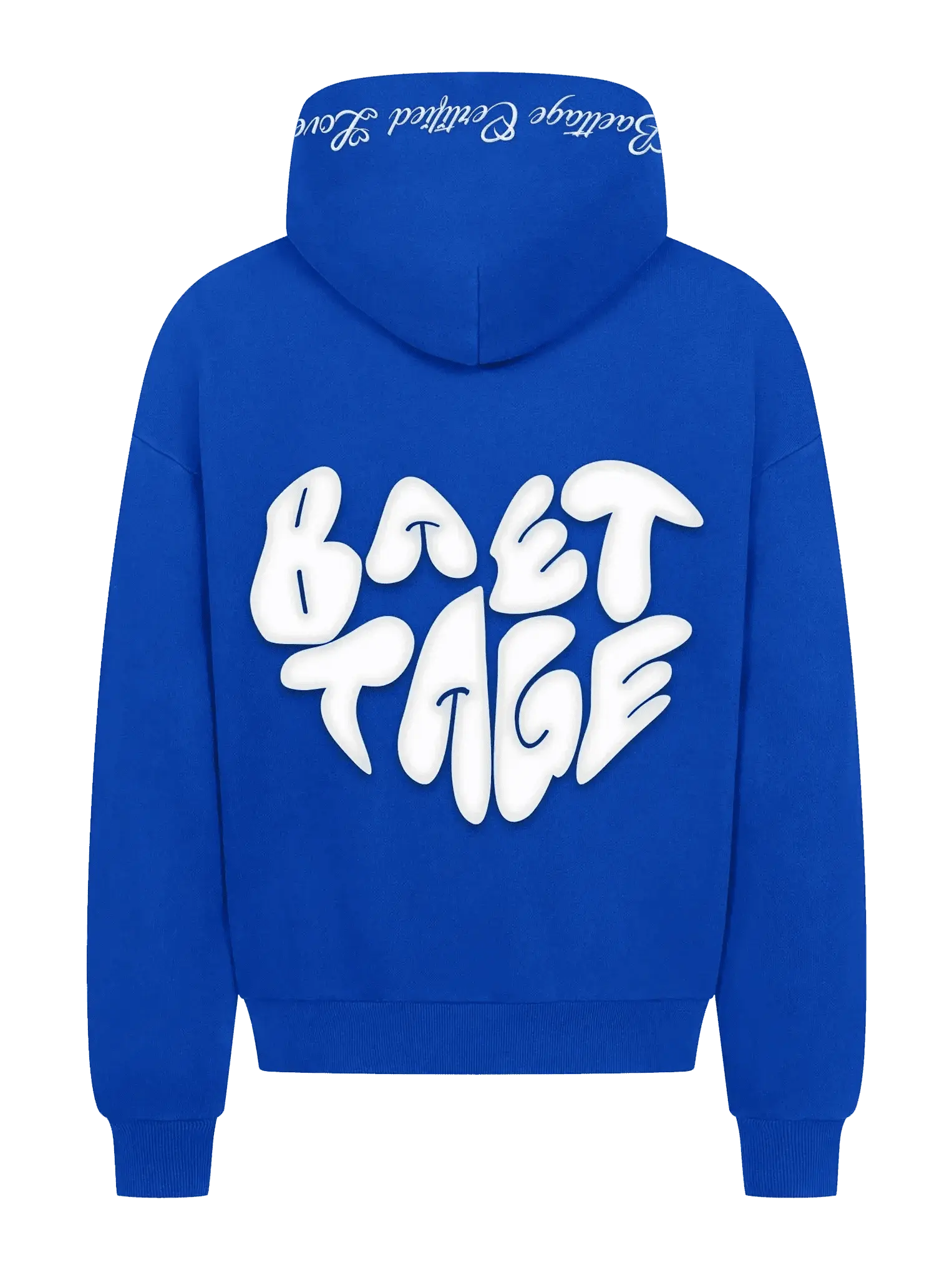 Baettage Certified Lover Heavyweight Blue Hoodie - BAETTAGE CLOTHING