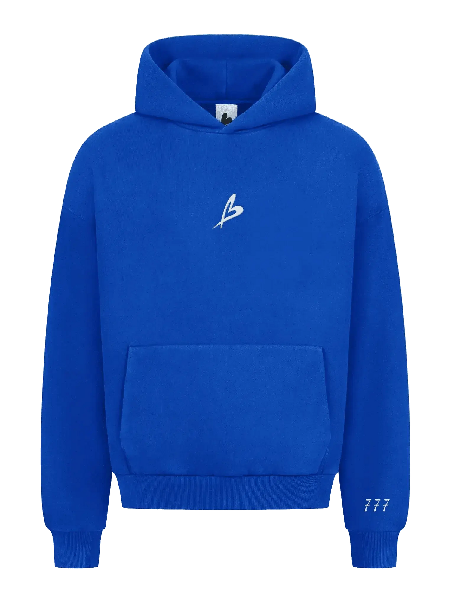 Baettage Certified Lover Heavyweight Blue Hoodie - BAETTAGE CLOTHING