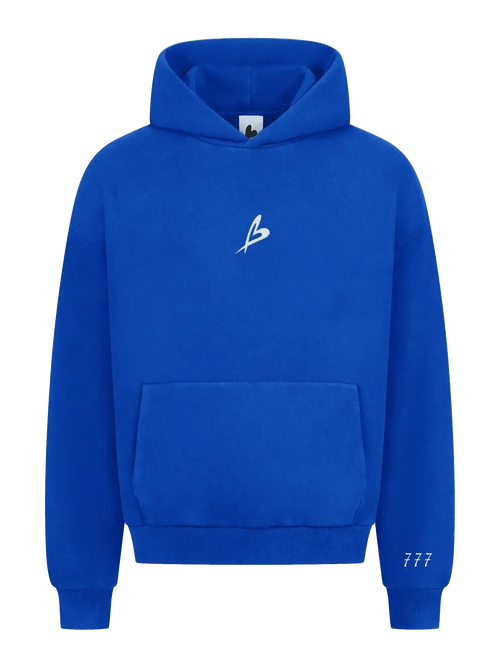 Baettage Certified Lover Heavyweight Blue Hoodie - BAETTAGE CLOTHING