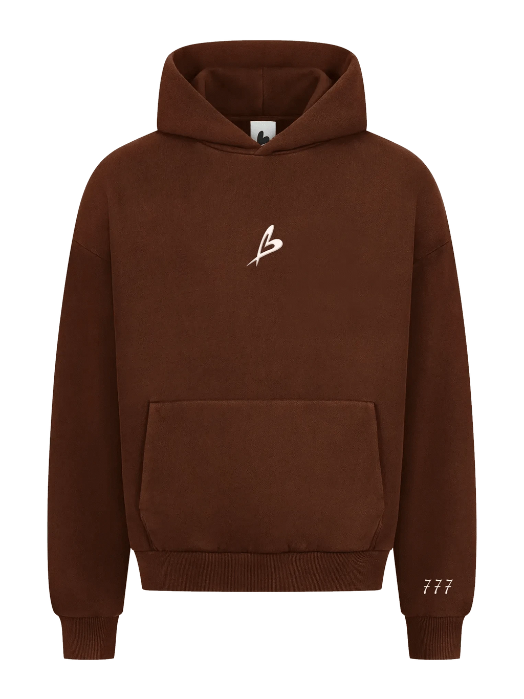 Baettage Heavywheight Hoodie Baettage Certified Lover Heavyweight Brown Hoodie