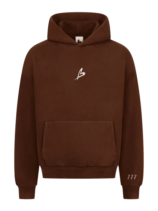 Baettage Certified Lover Heavyweight Brown Hoodie Baettage Heavywheight Hoodie Brown Hoodie, Certified Lover Hoodie, Heavyweight Hoodie, Unisex Hoodie BAETTAGE CLOTHING
