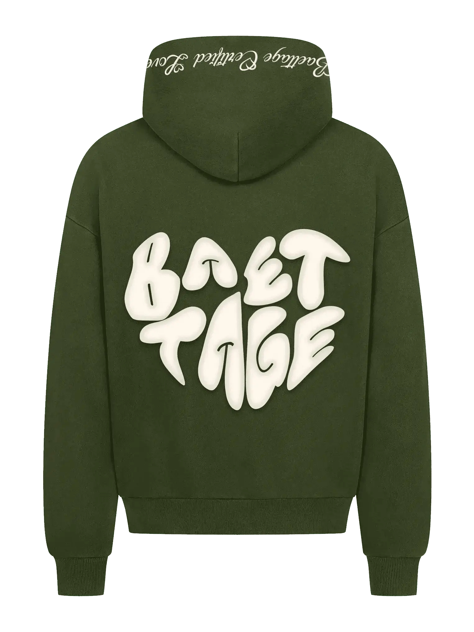 Baettage Certified Lover Heavyweight Green Hoodie Baettage Heavywheight Hoodie Certified Lover Hoodie, Comfortable Fashion Hoodie, Heavyweight Green Hoodie, Unisex Hoodie BAETTAGE CLOTHING