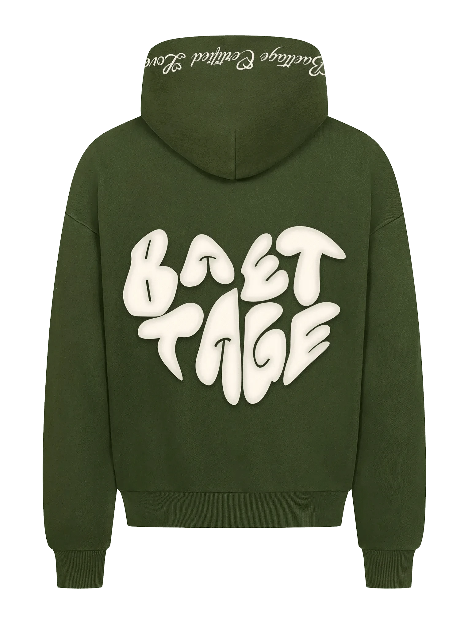 Baettage Heavywheight Hoodie Baettage Certified Lover Heavyweight Green Hoodie