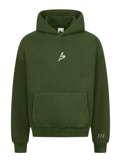 Baettage Certified Lover Heavyweight Green Hoodie Baettage Heavywheight Hoodie Certified Lover Hoodie, Comfortable Fashion Hoodie, Heavyweight Green Hoodie, Unisex Hoodie BAETTAGE CLOTHING