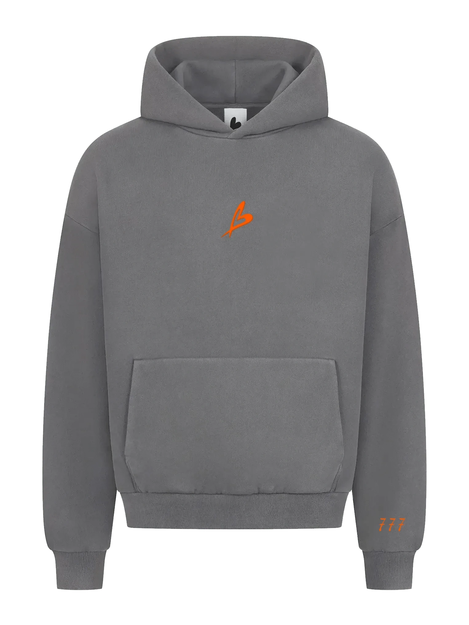 Baettage Heavywheight Hoodie Baettage Certified Lover Heavyweight Grey Hoodie
