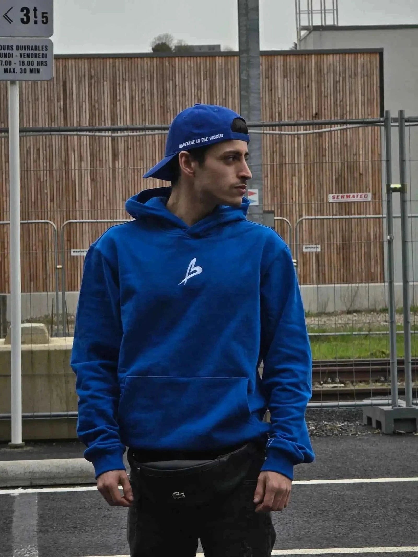 Baettage hoodie + hat The Baettage Blue Combo