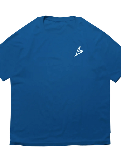 Baettage Blue Skull Design Short Sleeve T-shirt Baettage Short sleeve t-shirt blue, cotton, summer, t-shirt, tee, Vintage BAETTAGE CLOTHING