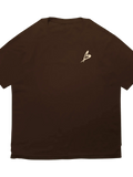 Baettage Brown Skull Design Short Sleeve T-Shirt Baettage Short sleeve t-shirt brown, cotton, summer, t-shirt, tee, Vintage BAETTAGE CLOTHING