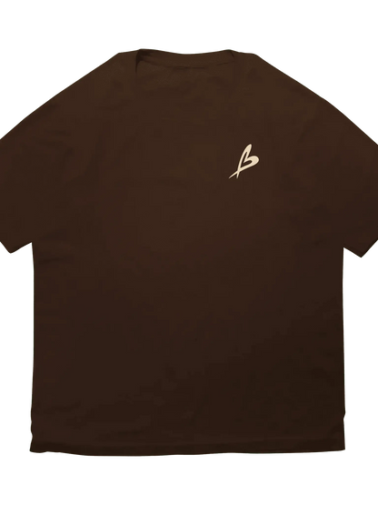 Baettage Brown Skull Design Short Sleeve T-Shirt Baettage Short sleeve t-shirt brown, cotton, summer, t-shirt, tee, Vintage BAETTAGE CLOTHING