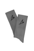Premium Crew socks in grey - By Baettage Baettage socks Baettage Crew Socks, comfortable crew socks, everyday socks, fashion socks, grey socks, men's socks, stylish socks BAETTAGE CLOTHING