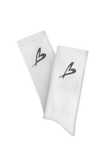 Premium Crew socks in white - By Baettage
