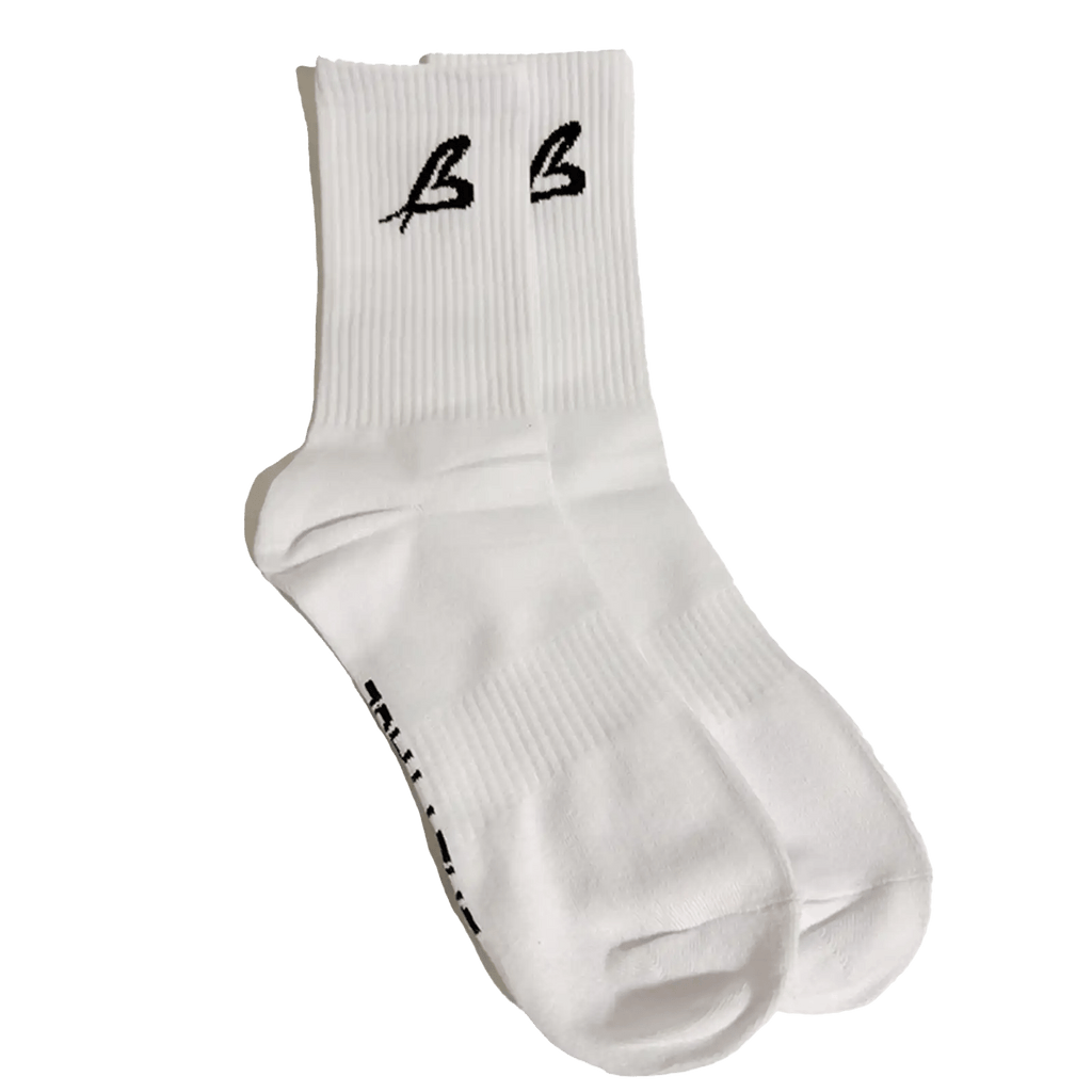 Baettage socks Baettage Crew socks white