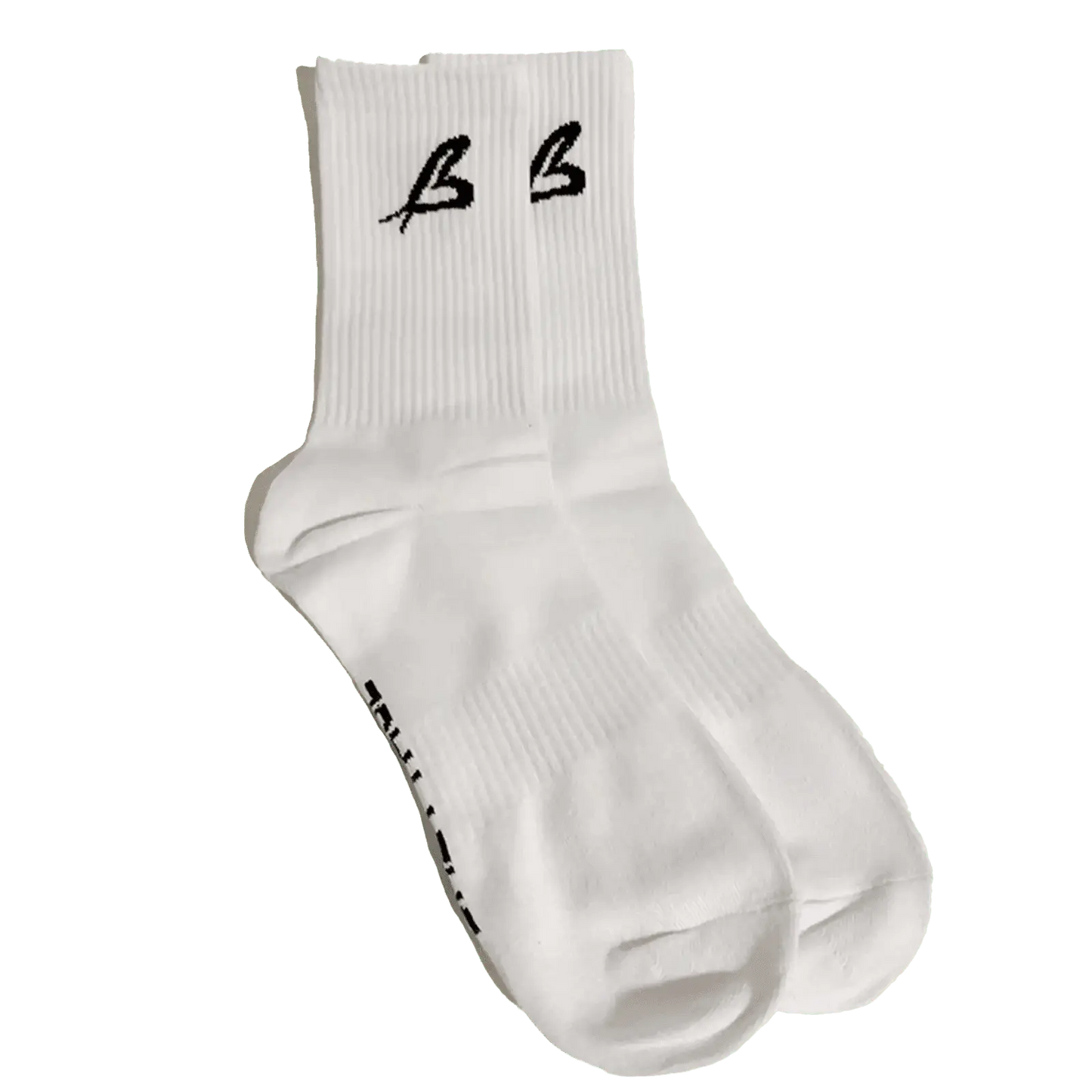 Premium Crew socks in white - By Baettage