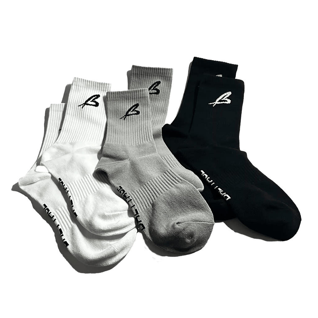 Baettage socks The Baettage Premium Crew Sock Bundle - 3 Pairs