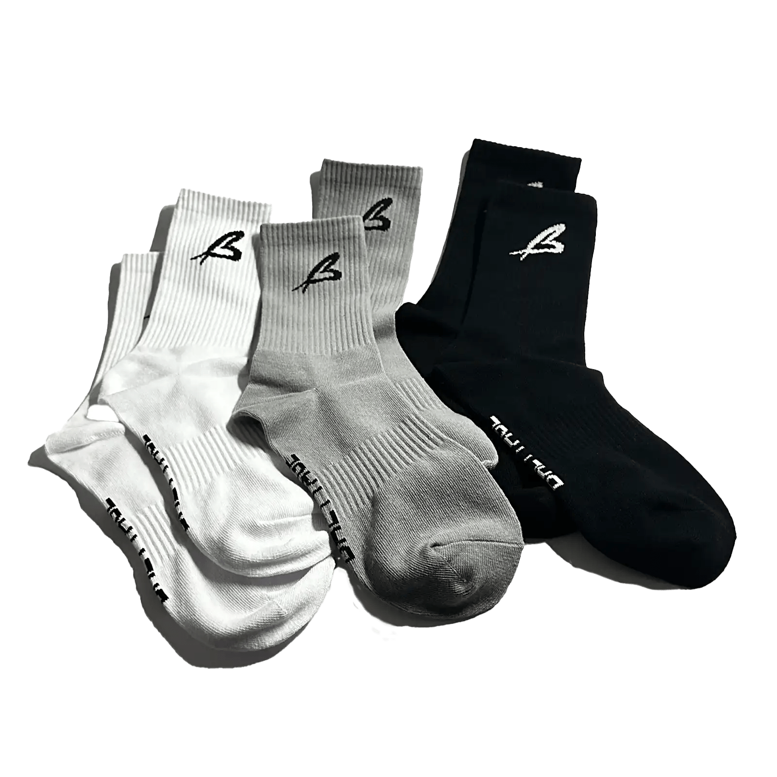 Baettage socks The Baettage Premium Crew Sock Bundle - 3 Pairs