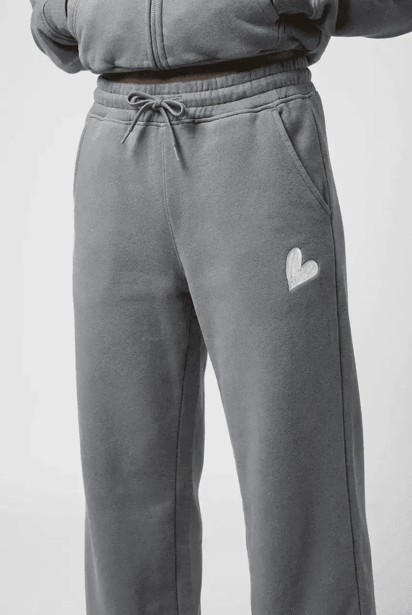 Infinity Grey Pants - By Baettage Baettage pants activewear, streetstyle, sweatpants BAETTAGE