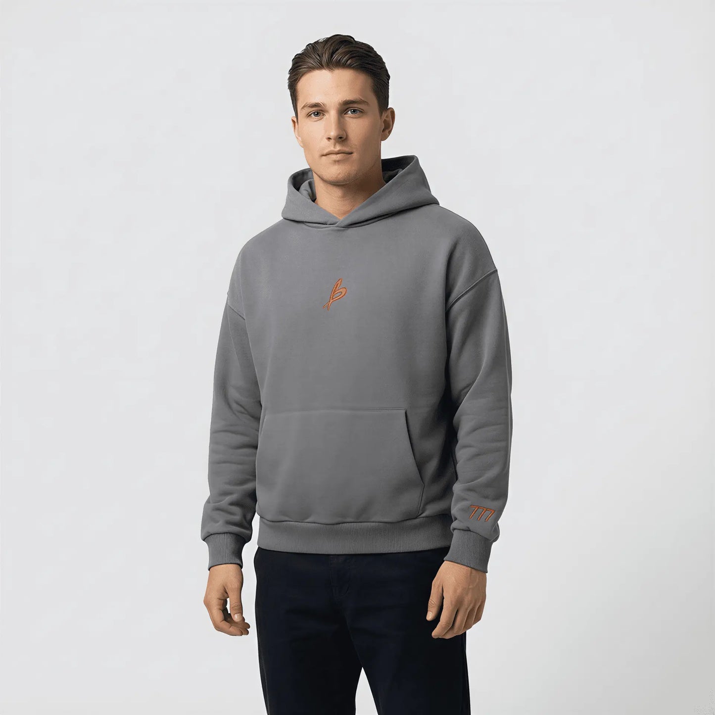 Baettage Certified Lover Heavyweight Grey Hoodie Baettage Heavywheight Hoodie black, cotton, grey, summer, vintage BAETTAGE CLOTHING