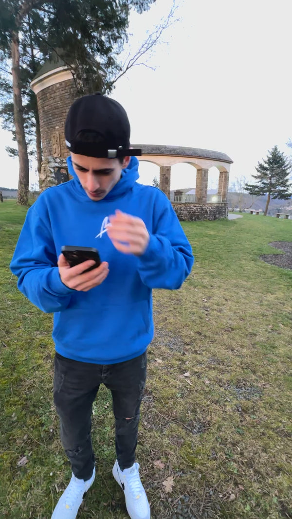 black baettage hats blue certified heavyweight hoodies